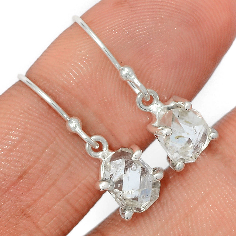 1" Claw - Herkimer Diamond Earrings - HKDE972