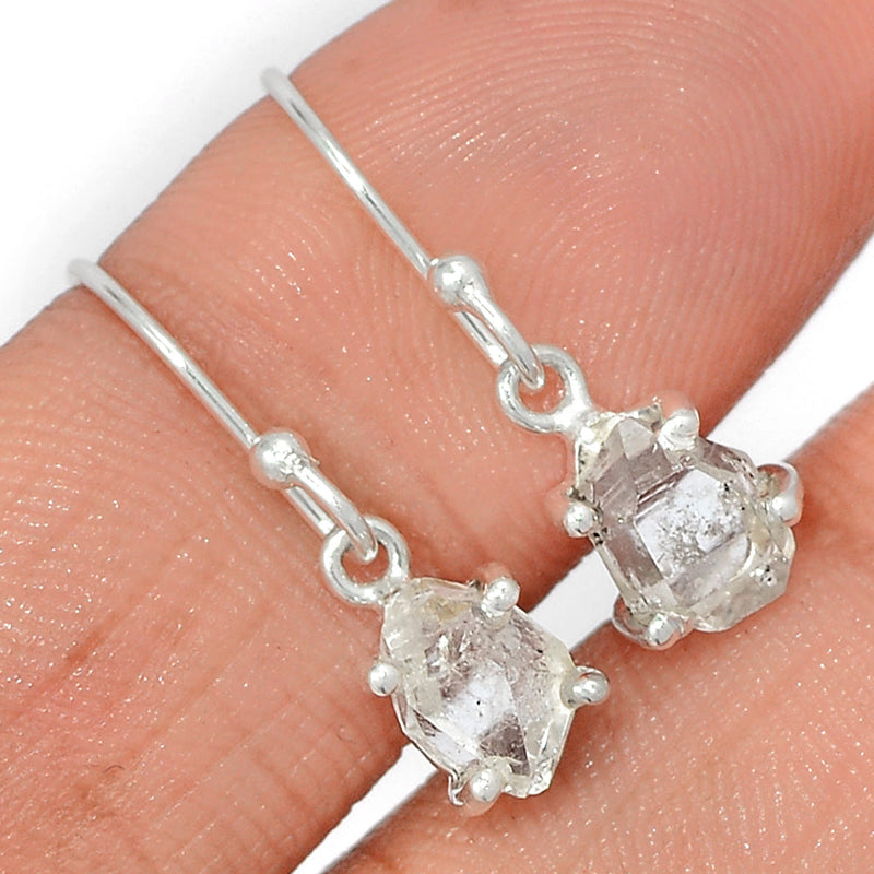 1" Claw - Herkimer Diamond Earrings - HKDE995