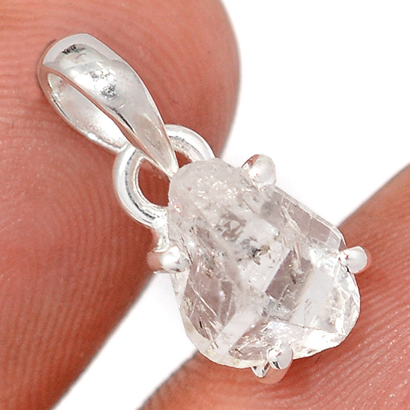 0.7" Claw - Herkimer Diamond Pendants - HKDP15