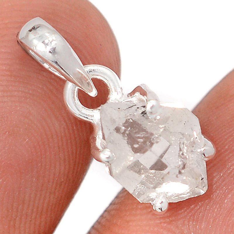 0.7" Claw - Herkimer Diamond Pendants - HKDP17