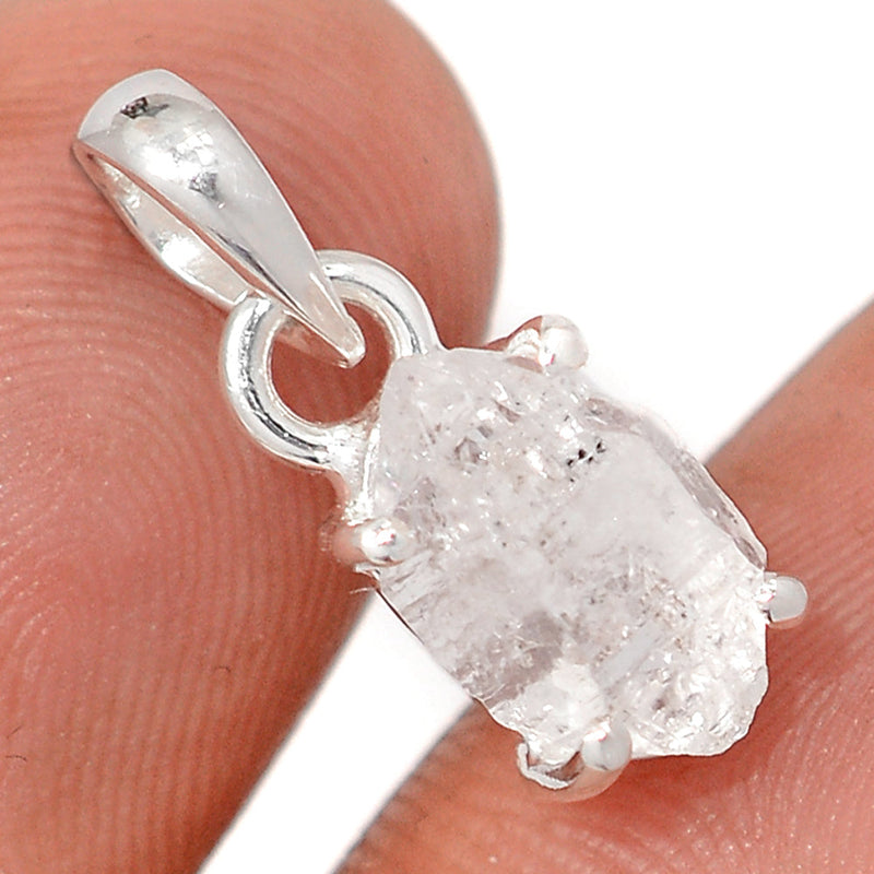 0.8" Claw - Herkimer Diamond Pendants - HKDP19
