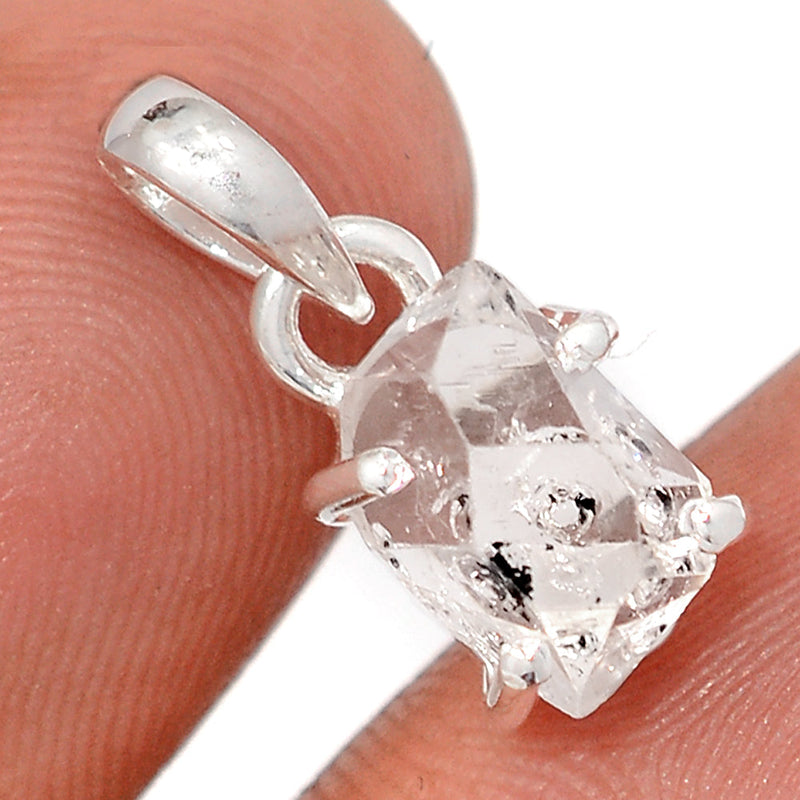 0.7" Claw - Herkimer Diamond Pendants - HKDP22