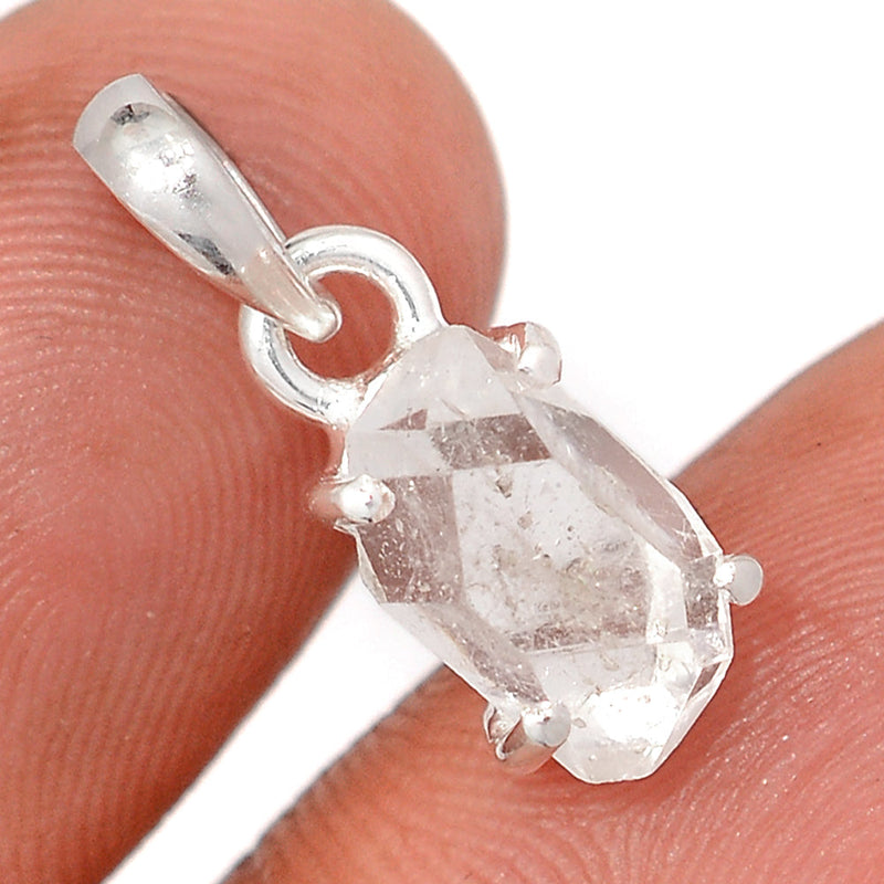 0.8" Claw - Herkimer Diamond Pendants - HKDP2