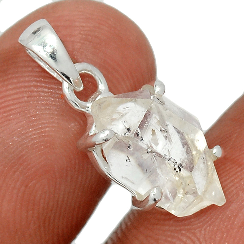 0.8" Claw - Herkimer Diamond Pendants - HKDP3131