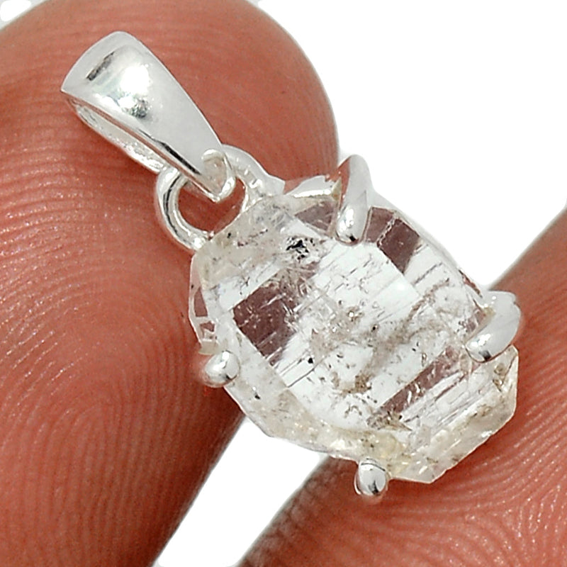 0.7" Claw - Herkimer Diamond Pendants - HKDP3135