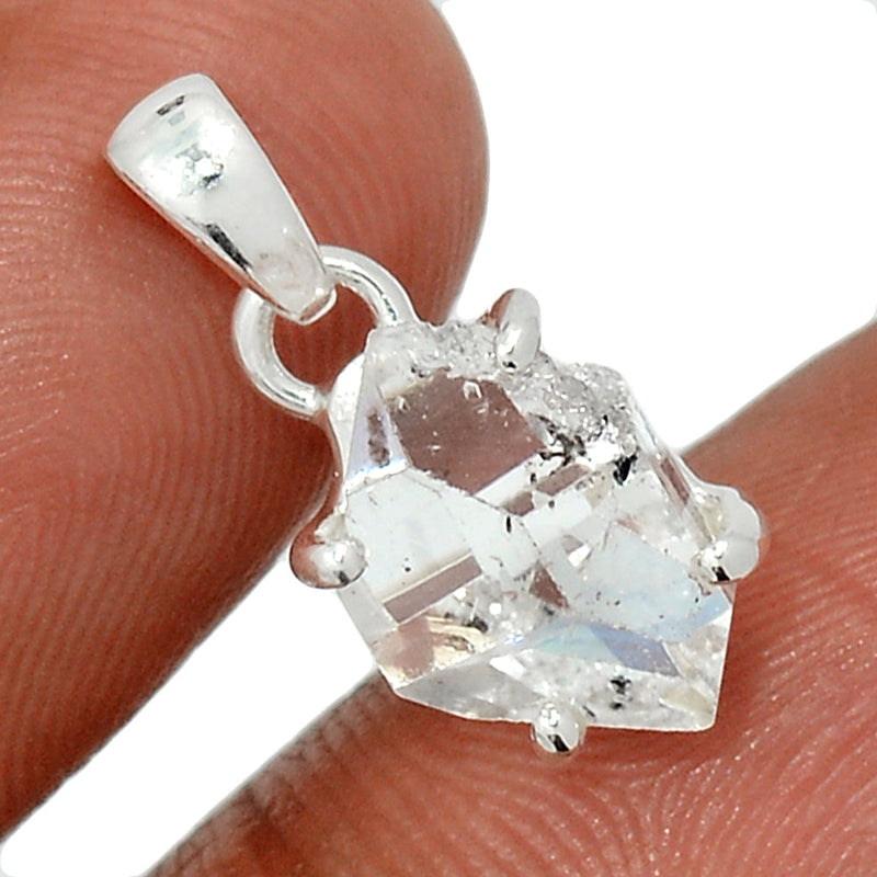 0.7" Claw - Herkimer Diamond Pendants - HKDP3138