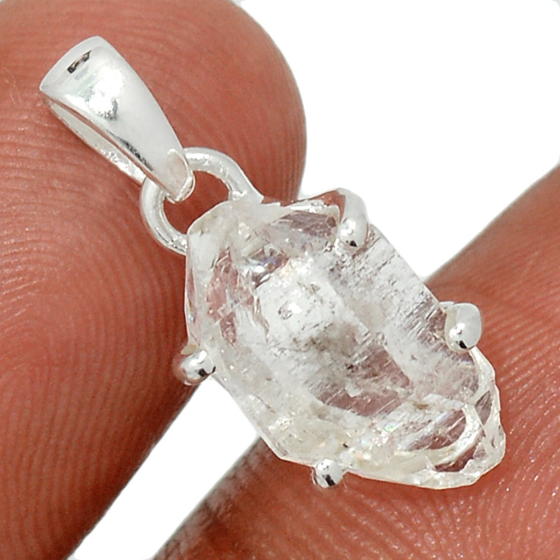 0.8" Claw - Herkimer Diamond Pendants - HKDP3147