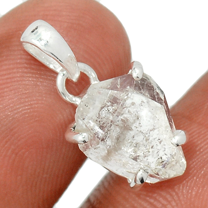 0.8" Claw - Herkimer Diamond Pendants - HKDP3148