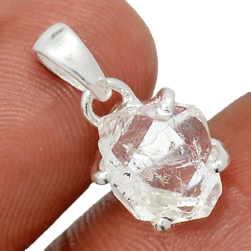 0.7" Claw - Herkimer Diamond Pendants - HKDP3154