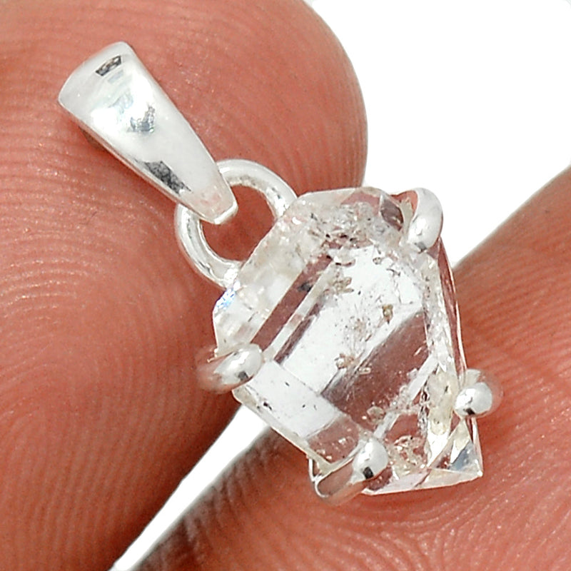 0.7" Claw - Herkimer Diamond Pendants - HKDP3155