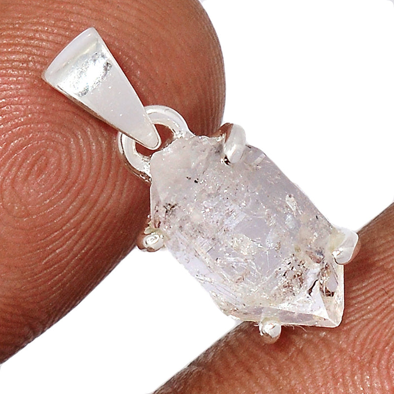 0.8" Claw - Herkimer Diamond Pendants - HKDP3173