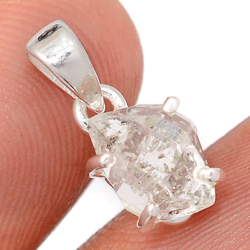 0.6" Claw - Herkimer Diamond Pendants - HKDP3231