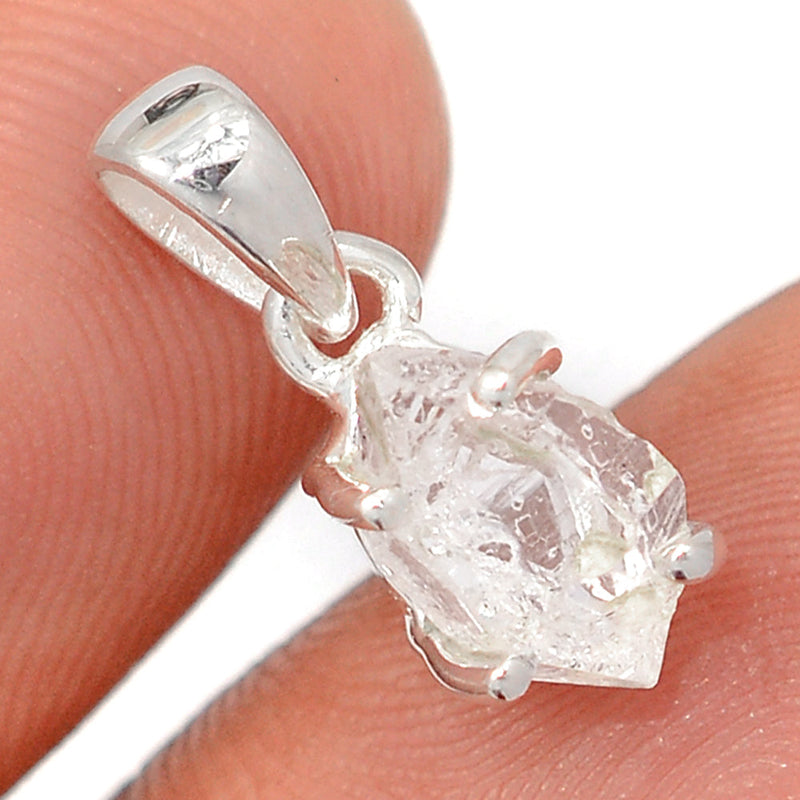0.7" Claw - Herkimer Diamond Pendants - HKDP3234