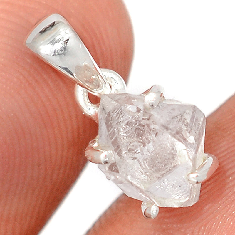 0.6" Claw - Herkimer Diamond Pendants - HKDP3238