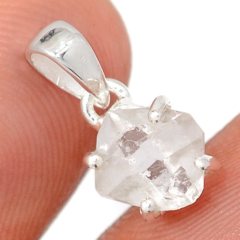 0.6" Claw - Herkimer Diamond Pendants - HKDP3240