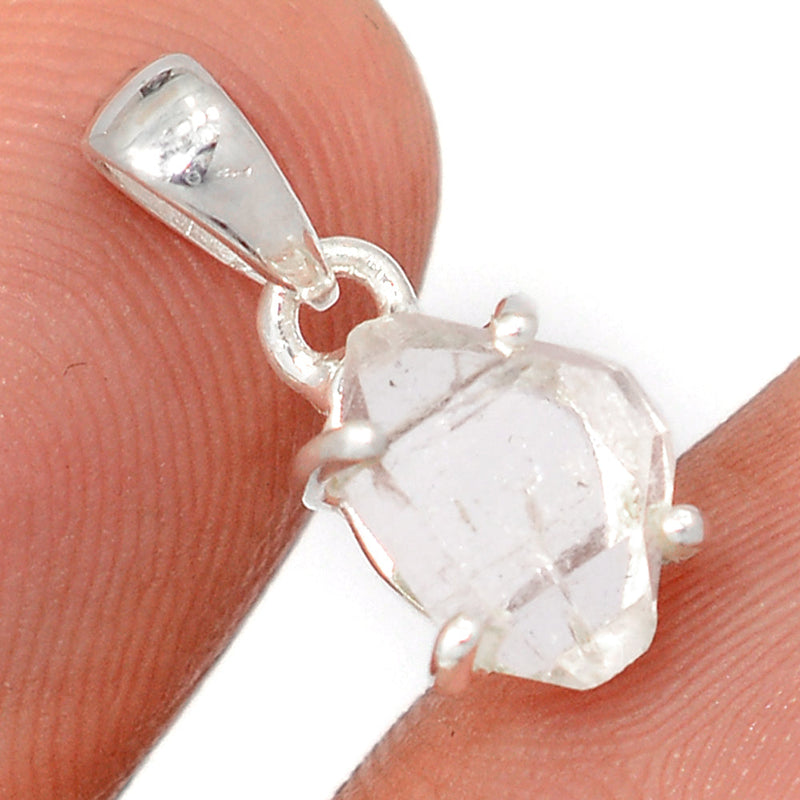 0.7" Claw - Herkimer Diamond Pendants - HKDP3246