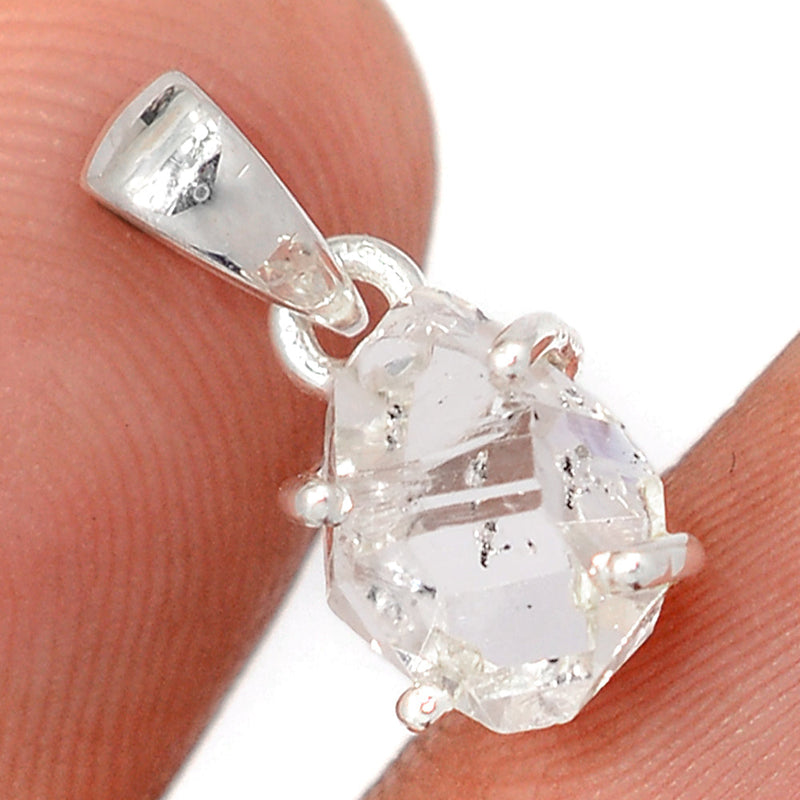 0.7" Claw - Herkimer Diamond Pendants - HKDP3247