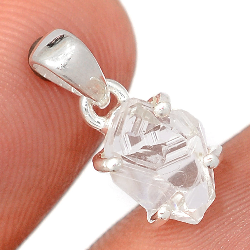 0.6" Claw - Herkimer Diamond Pendants - HKDP3251
