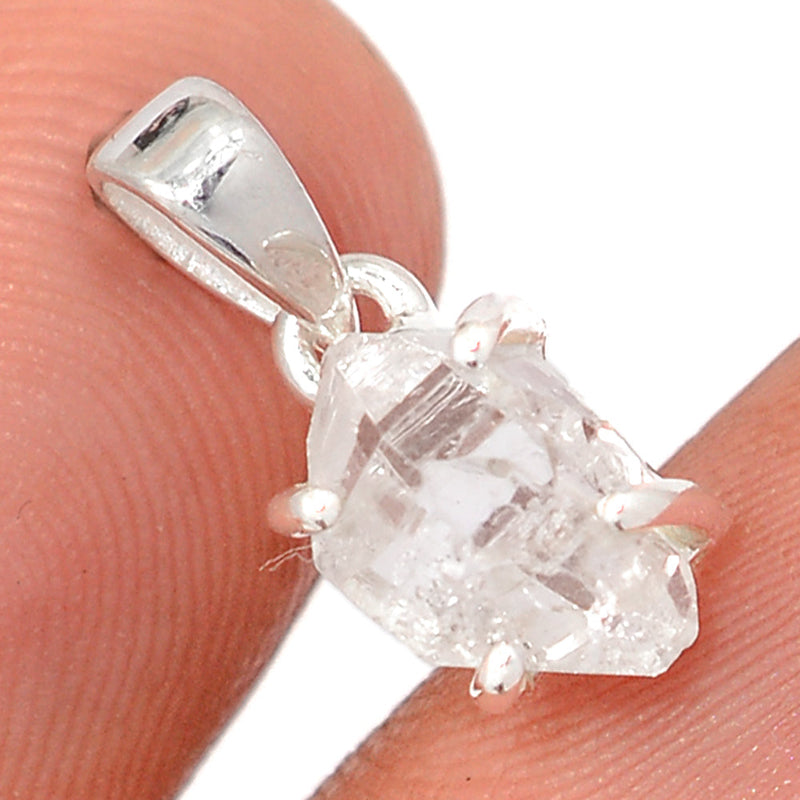0.7" Claw - Herkimer Diamond Pendants - HKDP3252