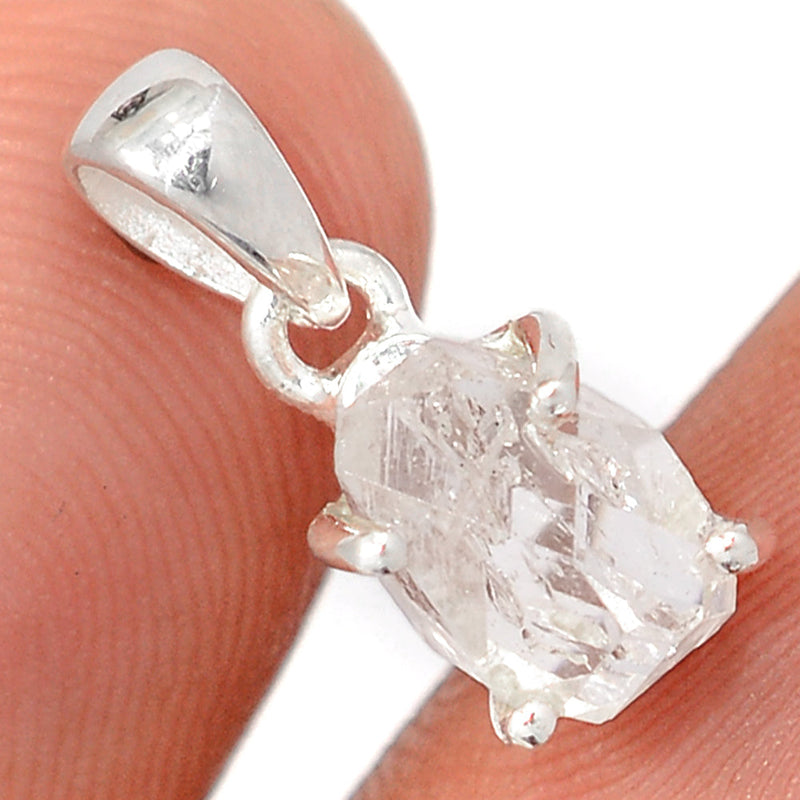0.6" Claw - Herkimer Diamond Pendants - HKDP3253