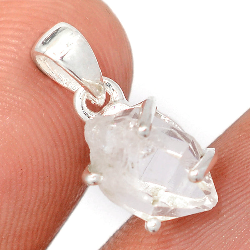 0.7" Claw - Herkimer Diamond Pendants - HKDP3254