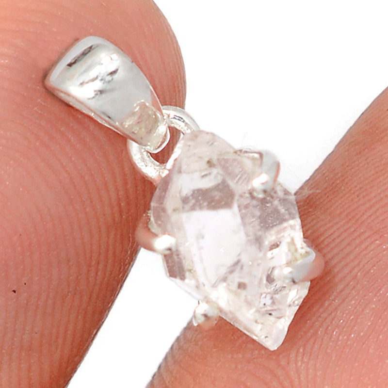 0.7" Claw - Herkimer Diamond Pendants - HKDP3259