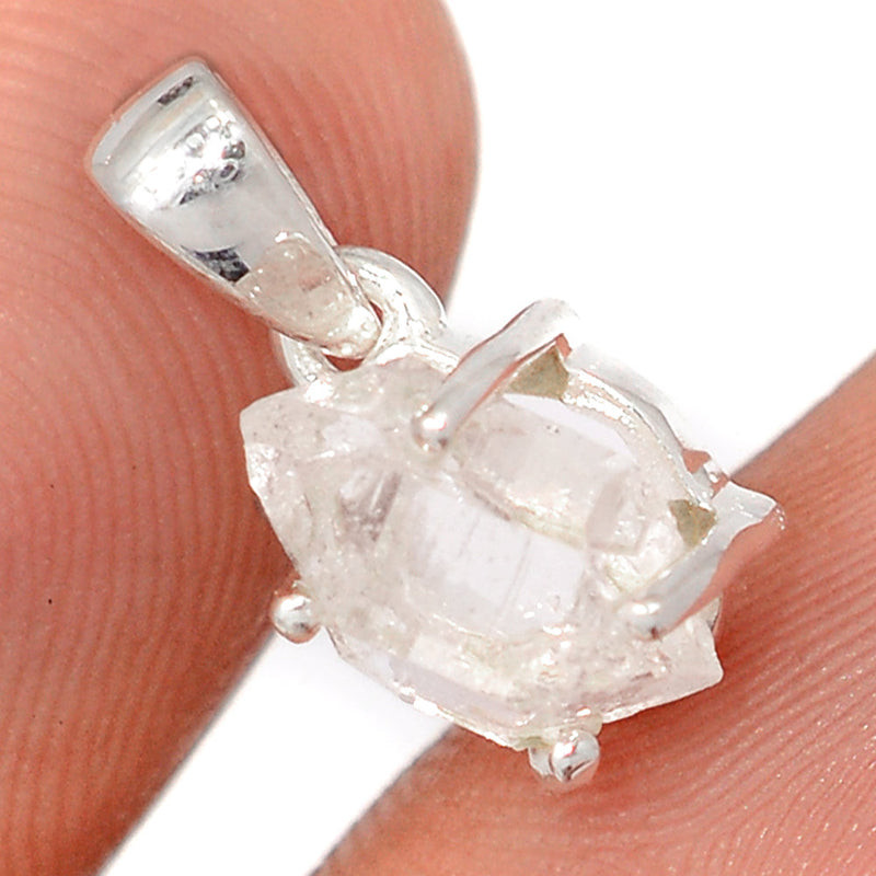 0.6" Claw - Herkimer Diamond Pendants - HKDP3262