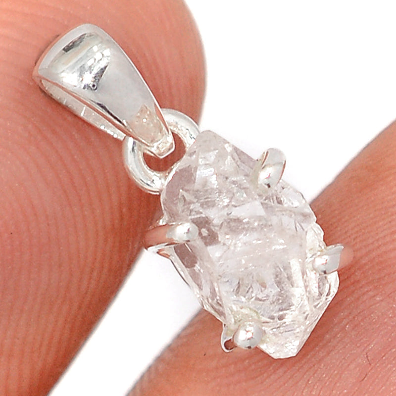0.6" Claw - Herkimer Diamond Pendants - HKDP3263