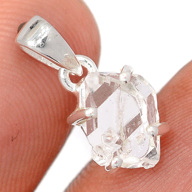 0.7" Claw - Herkimer Diamond Pendants - HKDP3265