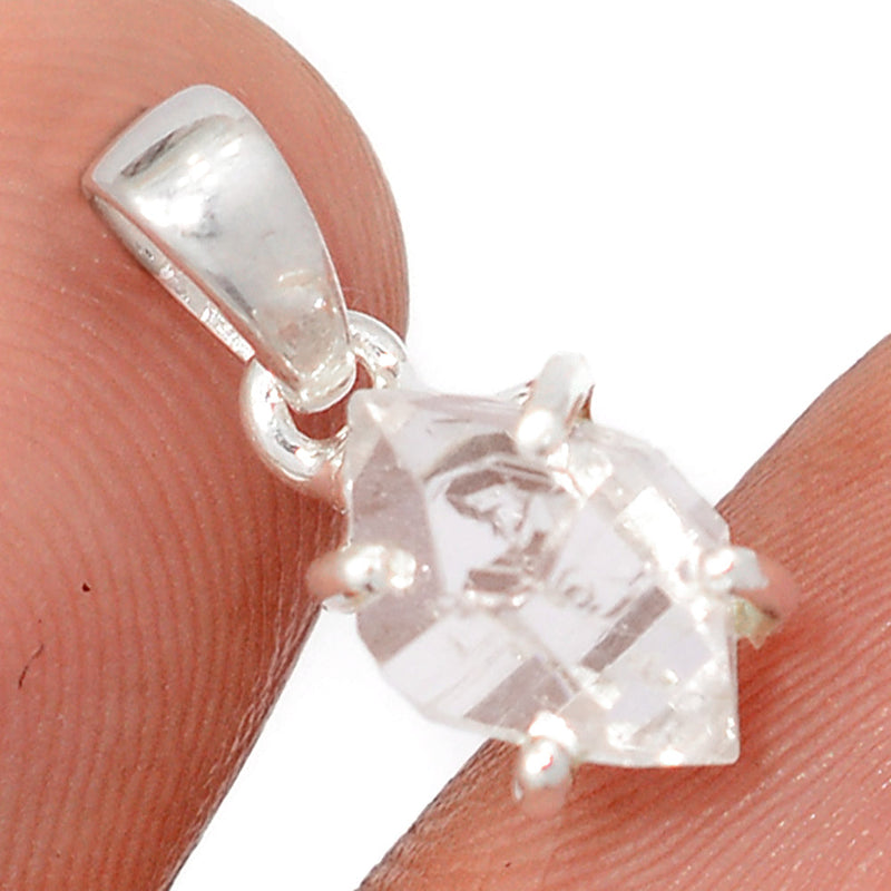 0.7" Claw - Herkimer Diamond Pendants - HKDP3268