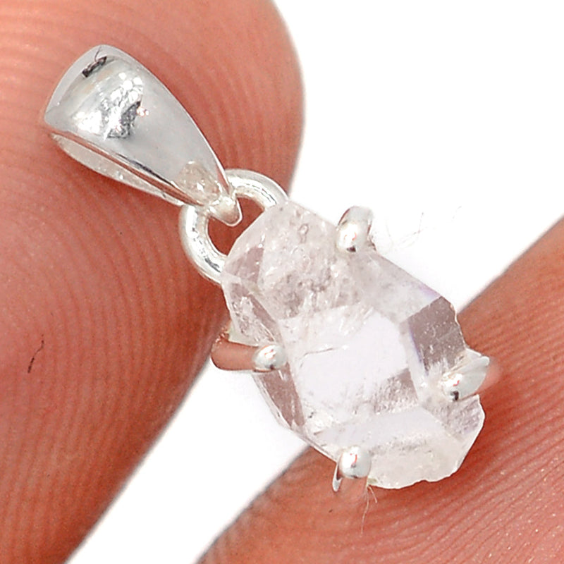 0.7" Claw - Herkimer Diamond Pendants - HKDP3270