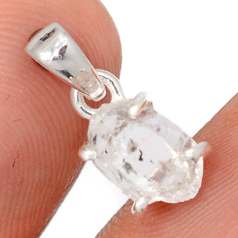 0.7" Claw - Herkimer Diamond Pendants - HKDP3271