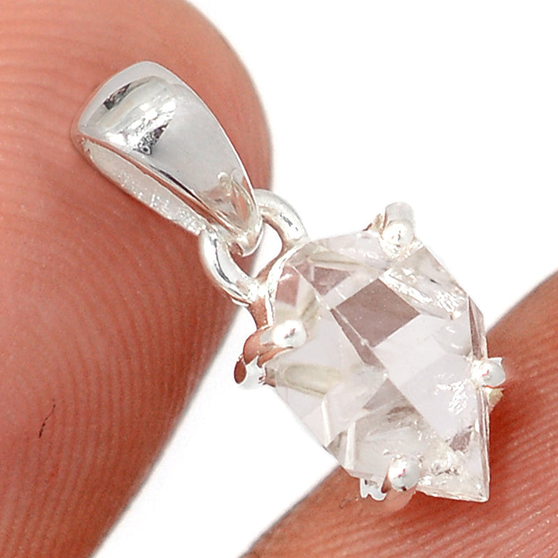 0.7" Claw - Herkimer Diamond Pendants - HKDP3272