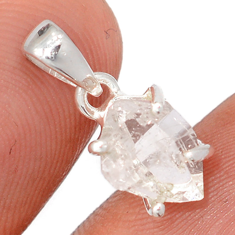 0.7" Claw - Herkimer Diamond Pendants - HKDP3275