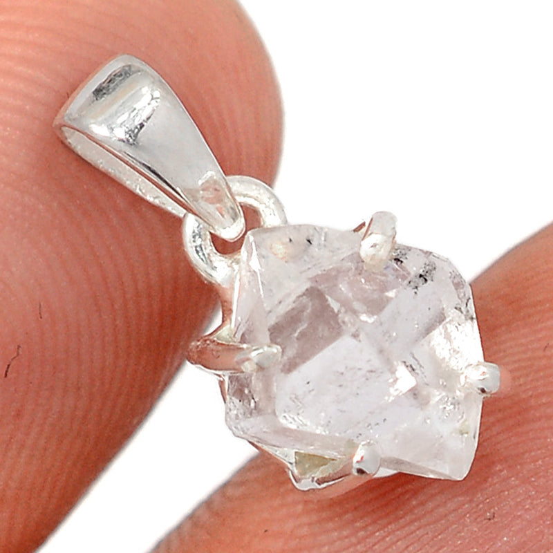 0.6" Claw - Herkimer Diamond Pendants - HKDP3276