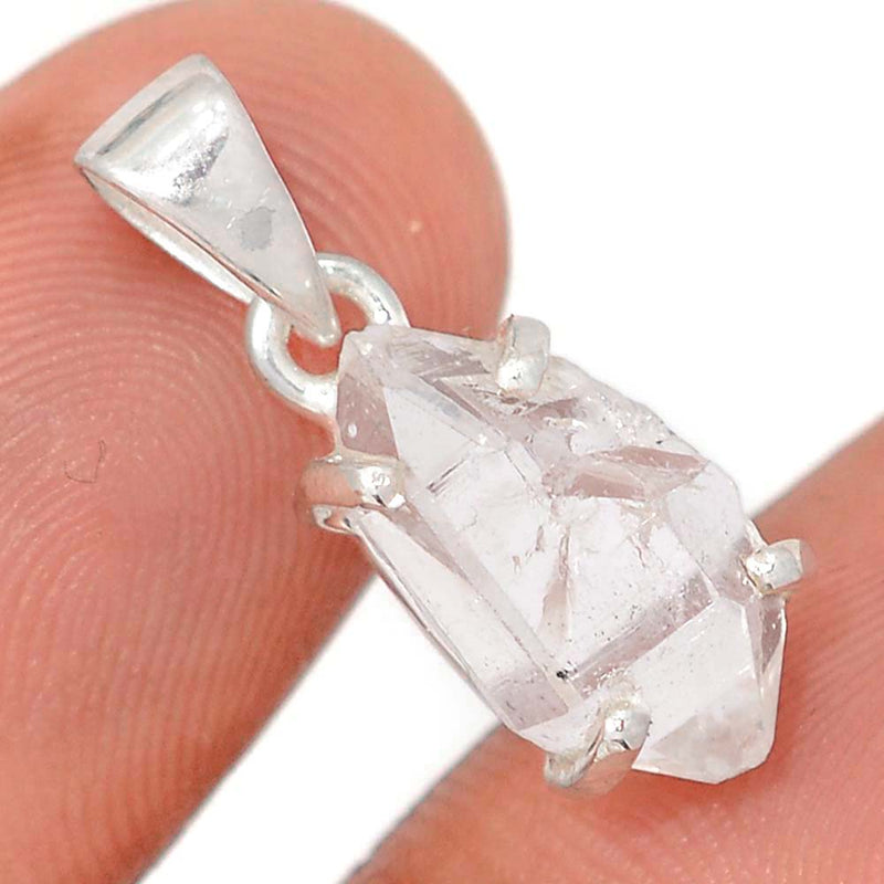 0.8" Claw - Herkimer Diamond Pendants - HKDP3281