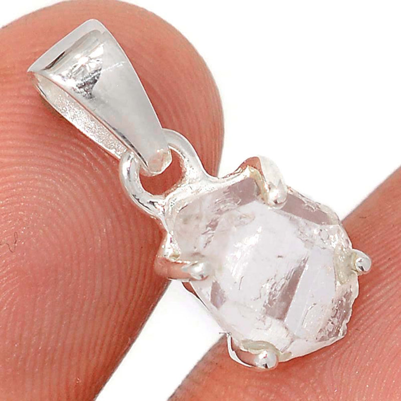0.7" Claw - Herkimer Diamond Pendants - HKDP3282