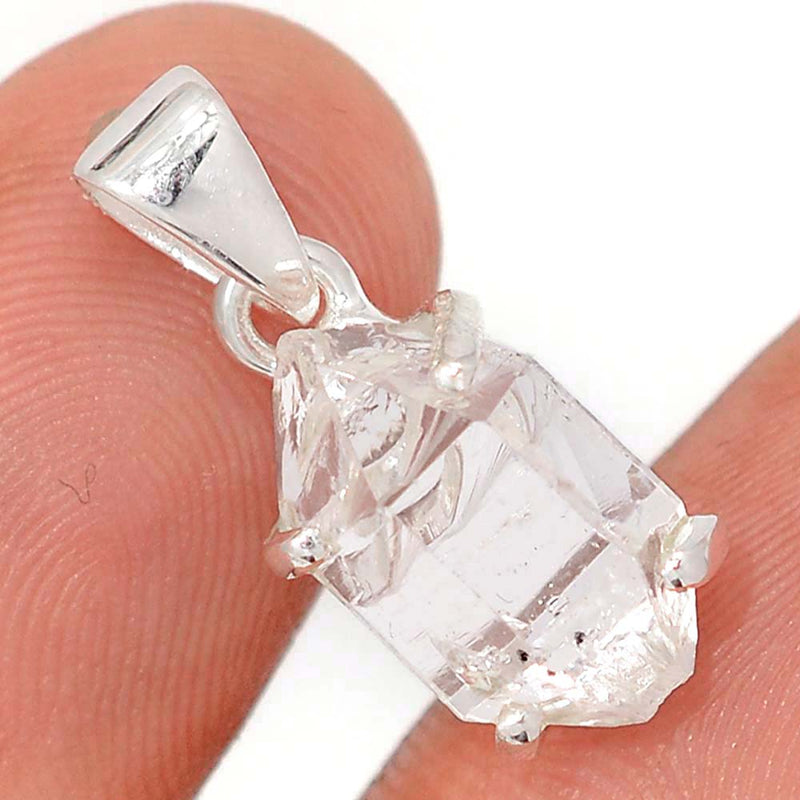 0.8" Claw - Herkimer Diamond Pendants - HKDP3286