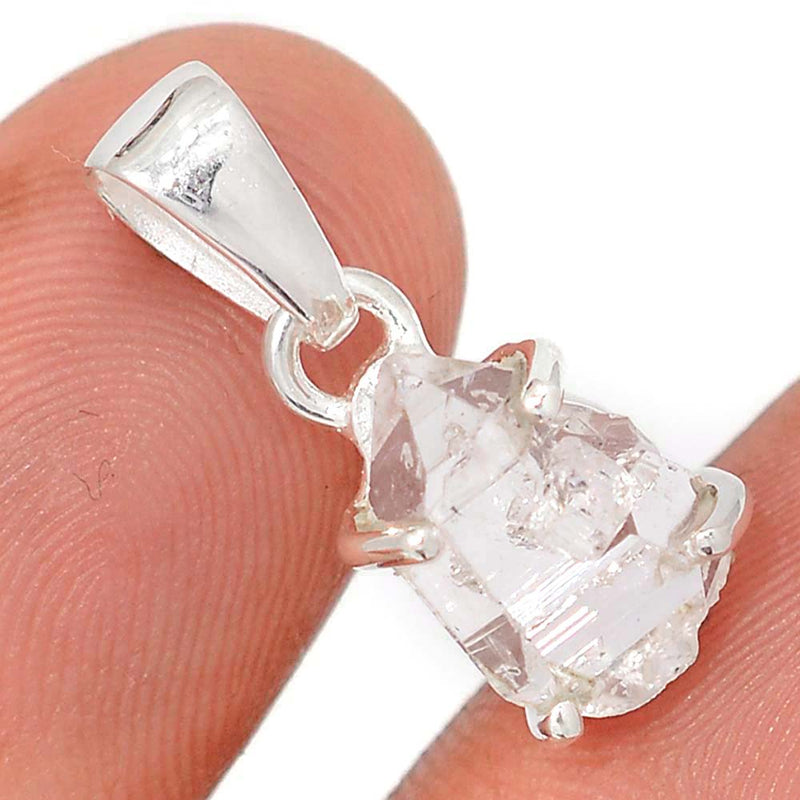 0.8" Claw - Herkimer Diamond Pendants - HKDP3288
