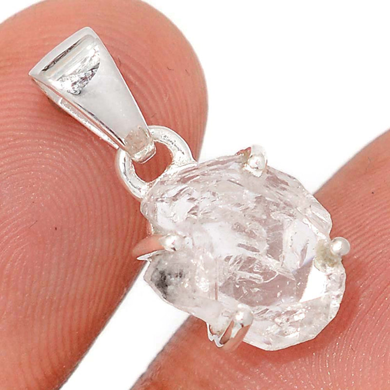 0.8" Claw - Herkimer Diamond Pendants - HKDP3298