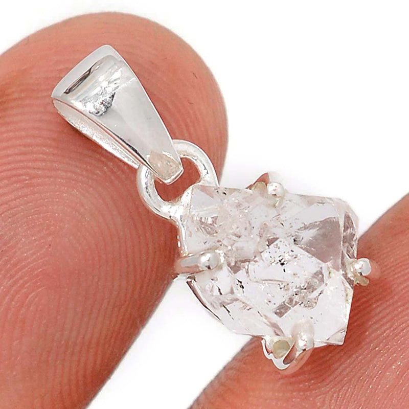 0.8" Claw - Herkimer Diamond Pendants - HKDP3299