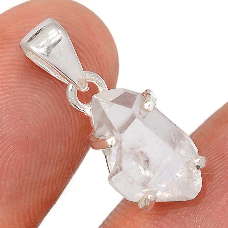 0.8" Claw - Herkimer Diamond Pendants - HKDP3303