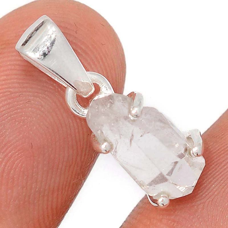 0.8" Claw - Herkimer Diamond Pendants - HKDP3307