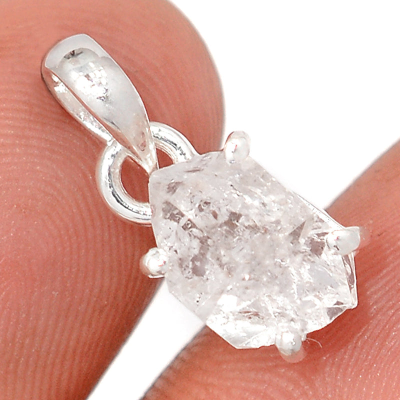 0.7" Claw - Herkimer Diamond Pendants - HKDP7