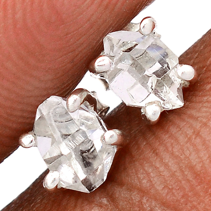 Claw - Herkimer Diamond Studs - HKDS628