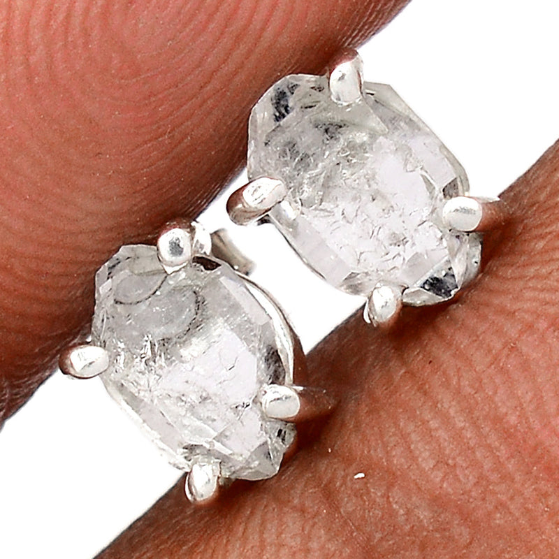 Claw - Herkimer Diamond Studs - HKDS639