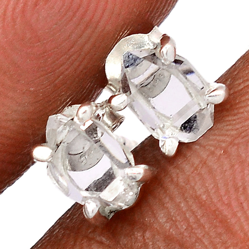 Claw - Herkimer Diamond Studs - HKDS640