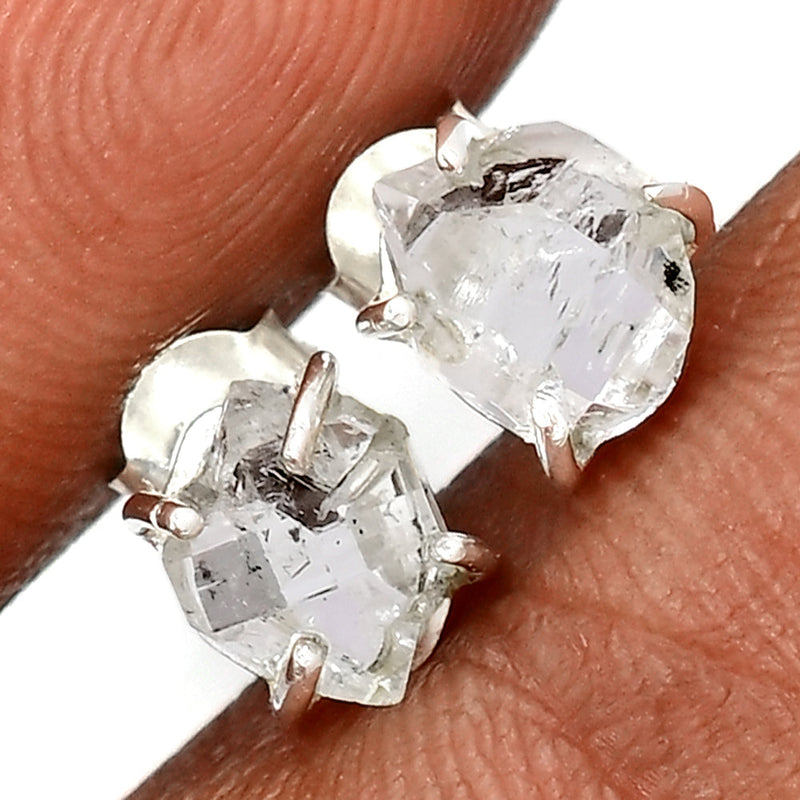 Claw - Herkimer Diamond Studs - HKDS661