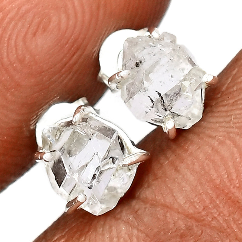 Claw - Herkimer Diamond Studs - HKDS662