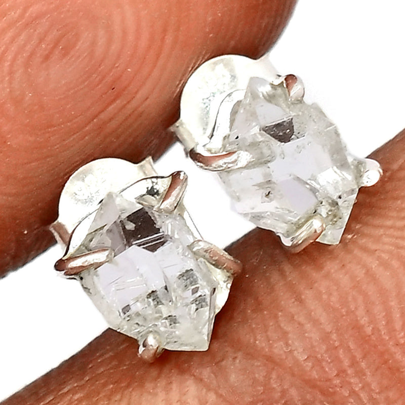 Claw - Herkimer Diamond Studs - HKDS673